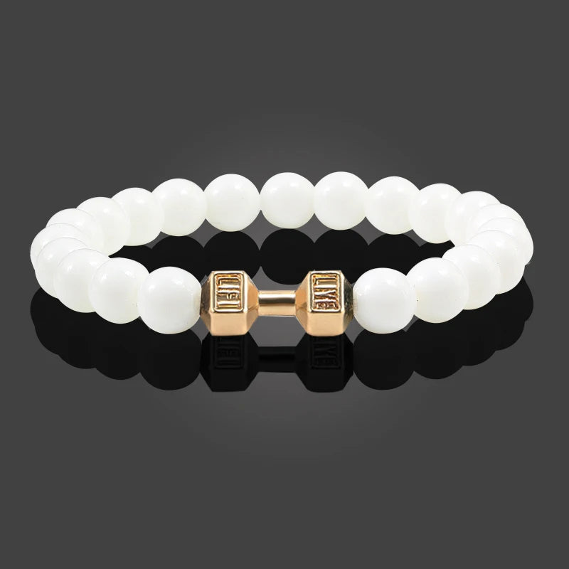 Discipline Dumbbell Bracelet