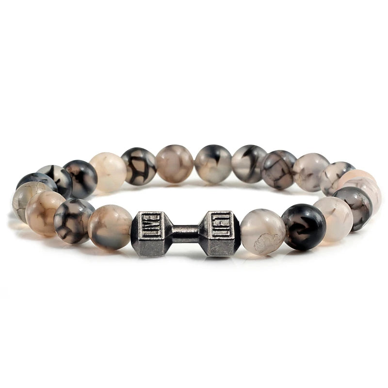 Discipline Dumbbell Bracelet