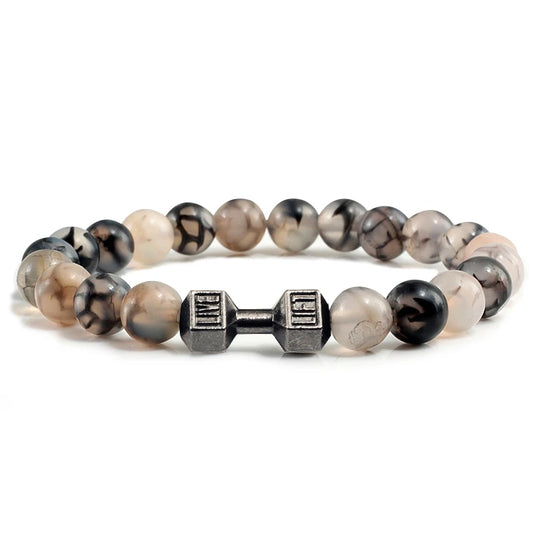 Discipline Dumbbell Bracelet