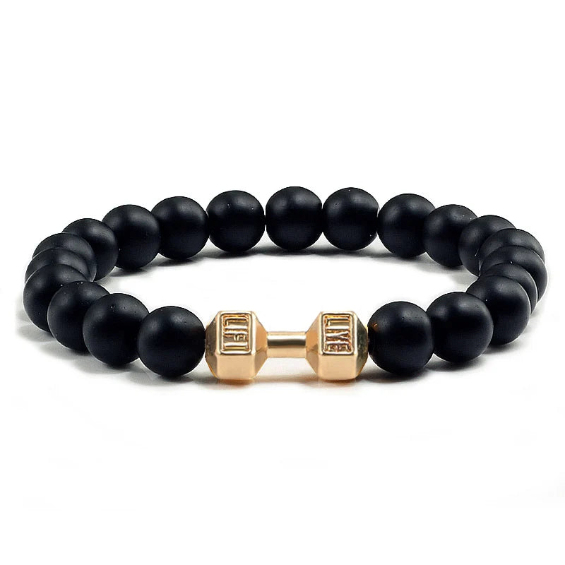 Discipline Dumbbell Bracelet
